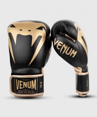 Боксерские перчатки Venum Giant 2.0 Pro Boxing Gloves With Velcro Черный/Золото(Р¤РѕС‚Рѕ 5)