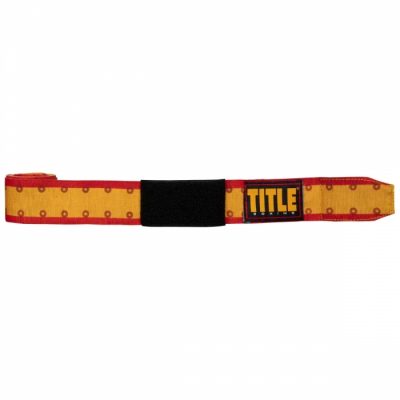 Бинты боксерские TITLE Elastic Hero Hand Wraps Красный/Желтый(Р¤РѕС‚Рѕ 4)