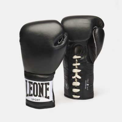 Боксерские перчатки Leone GN100 Черный(Р¤РѕС‚Рѕ 1)
