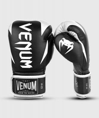 Боксерские перчатки Venum Hammer Pro Boxing Gloves Velcro Черный/Белый(Р¤РѕС‚Рѕ 1)