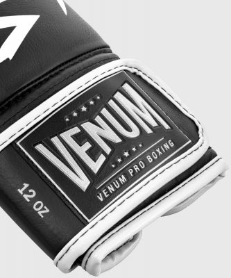 Боксерские перчатки Venum Hammer Pro Boxing Gloves Velcro Черный/Белый(Р¤РѕС‚Рѕ 4)