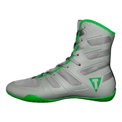 Боксерки TITLE Boxing Total Balance Boxing Shoes Серый/Зеленый(Р¤РѕС‚Рѕ 1)