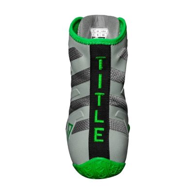 Боксерки TITLE Boxing Total Balance Boxing Shoes Серый/Зеленый(Р¤РѕС‚Рѕ 4)