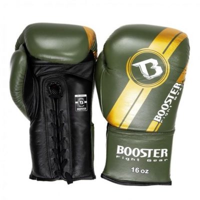Перчатки боксерские Booster Pro Foil Lace-up V3 Хаки(Р¤РѕС‚Рѕ 1)