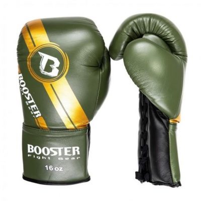 Перчатки боксерские Booster Pro Foil Lace-up V3 Хаки(Р¤РѕС‚Рѕ 2)