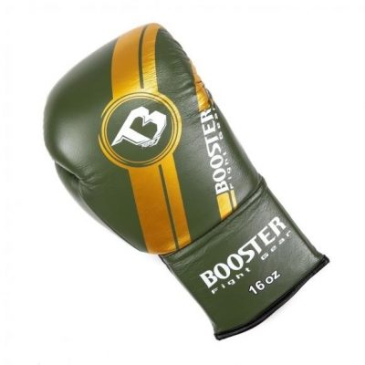 Перчатки боксерские Booster Pro Foil Lace-up V3 Хаки(Р¤РѕС‚Рѕ 4)