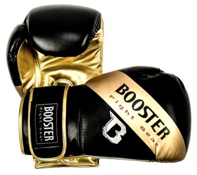 Перчатки боксерские Booster BT Sparring Черный/Золото(Р¤РѕС‚Рѕ 1)