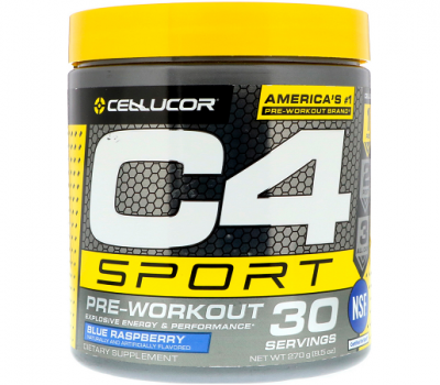 Предтренировочный комплекс Cellucor C4 sport Синяя Малина(Р¤РѕС‚Рѕ 1)