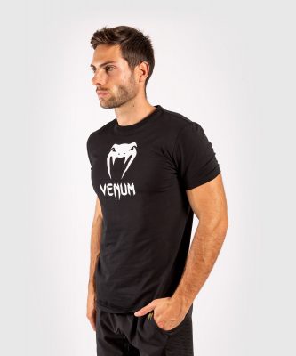 Футболка Venum Classic T-Shirt Черный/Белый(Р¤РѕС‚Рѕ 2)