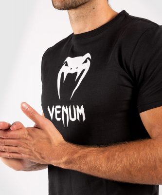 Футболка Venum Classic T-Shirt Черный/Белый(Р¤РѕС‚Рѕ 4)