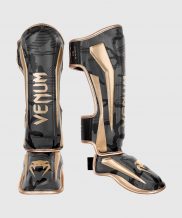 Замовити Защита ног Venum Elite Standup Shin Guards Серый/Золото
