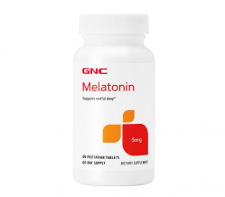 Замовити Мелатонин GNC 5 мг (60 таблеток)