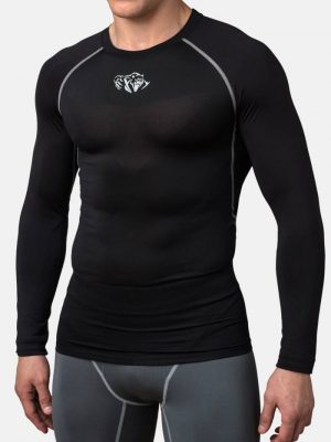 Компрессионная футболка Peresvit Air Motion Compression Long Sleeve T-Shirt Black (501007-101)(Р¤РѕС‚Рѕ 2)
