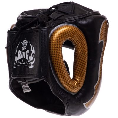 Шлем Top King TKHGEM-01 черный карбон золото(Р¤РѕС‚Рѕ 4)