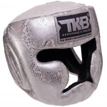 Замовити Шлем боксерский TOP KING Super Snake TKHGSS-02 Серебро/Белый