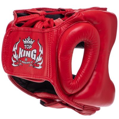 Шлем боксерский с бампером TOP KING Pro Training Красный(Р¤РѕС‚Рѕ 3)