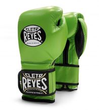 Замовити Перчатки боксерские Cleto Reyes Hook & Loop Training Gloves Салатовый