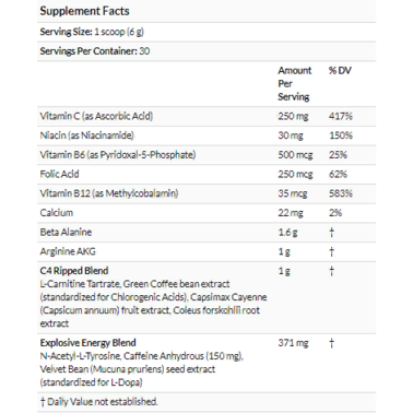Предтренировочный комплекс Cellucor C4 sport (60 порций) Фруктовый пунш(Р¤РѕС‚Рѕ 3)