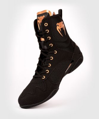 Боксерки Venum Elite Boxing Shoes - Черный/Бронза(Р¤РѕС‚Рѕ 2)