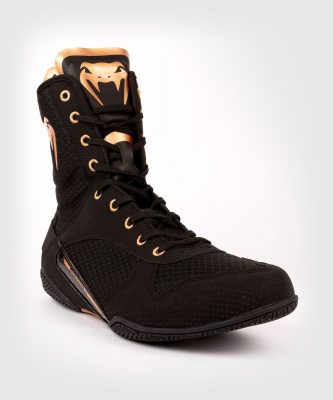Боксерки Venum Elite Boxing Shoes - Черный/Бронза(Р¤РѕС‚Рѕ 5)