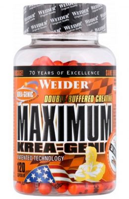 Maximum Krea-Genic Креа-Дженик, Креатин, не задерживает воду (120 капсул) 8515(Р¤РѕС‚Рѕ 1)