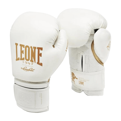 Боксерские перчатки LEONE 1947 GN059 синтетическая кожа белые(Р¤РѕС‚Рѕ 1)