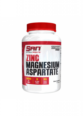 San Цинк Магний Аспартат и В6, Zinc Magnesium Aspartate (30 порций) 0047(Фото 1)