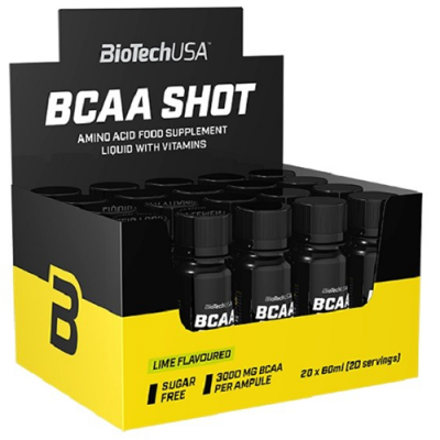 BioTechUSA Порционный BCAA Shot (20 порции, 60мл) v2-200630 (Р¤РѕС‚Рѕ 1)