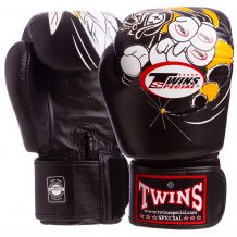Замовити Перчатки боксерские кожаные на липучке TWINS FBGV-3-15-WH