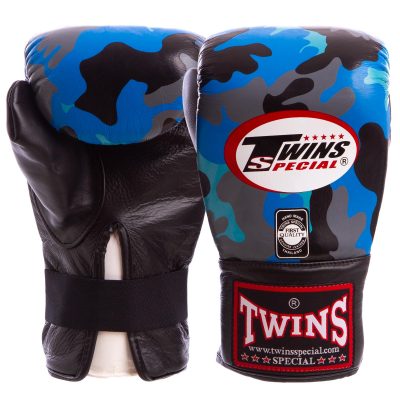 Снарядные перчатки кожаные TWINS FTBGL1F-AR размер M-XL камуфляж синий(Р¤РѕС‚Рѕ 1)
