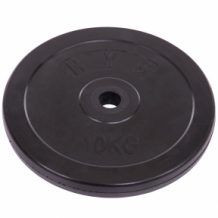 Замовити Блины (диски) обрезиненные 30мм 10кг ( ТА-1445 (отв. d-30мм, черные))