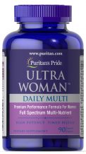 Замовити Puritan's Pride Ultra woman Daily multi Женские мультивитамины на каждый день 2503 (90 капсул)