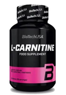 BioTechUSA Карнитин L-Carnitine Food Supplement with 1000mg(Р¤РѕС‚Рѕ 1)