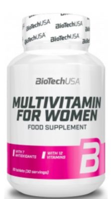 BioTechUSA Мультивитамины для женщин Multivitamin for women (60 таблеток, 30 порций) 8515(Р¤РѕС‚Рѕ 1)