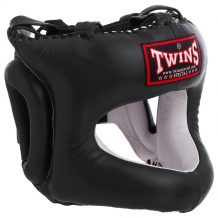 Замовити Шлем боксерский с бампером кожаный TWINS HGL-9 (разные расцветки)