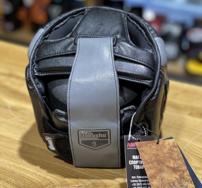 Шлем закрытый боксерский тренировочный с бампером Hayabusa T2BHG (кожа)(Р¤РѕС‚Рѕ 3)