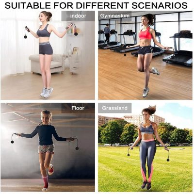 Happy&Healthy Безшнуровая скакалка со счетчиком для прыжков (смарт скакалка 2 в1 з функцией памяти) HH-3009(Р¤РѕС‚Рѕ 6)