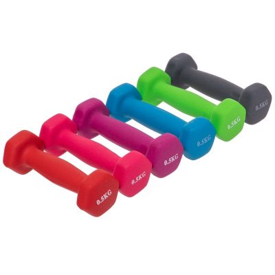 Гантели для фитнеса Неопрен (1-8-кг 2шт, цвета в ассортименте) ТА-0001(Р¤РѕС‚Рѕ 1)