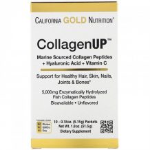 Замовити Califofnia Gold Nutrition Коллаген CollagenUP (10 пакетів*5.16г) 3449