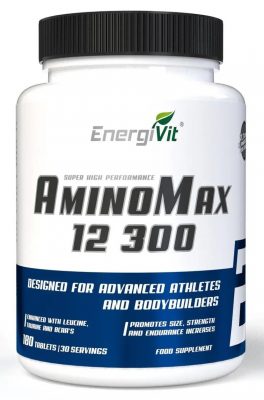 Energi Vit Amino Max 12300 (180 таблеток, 30порций) 4289(Р¤РѕС‚Рѕ 1)