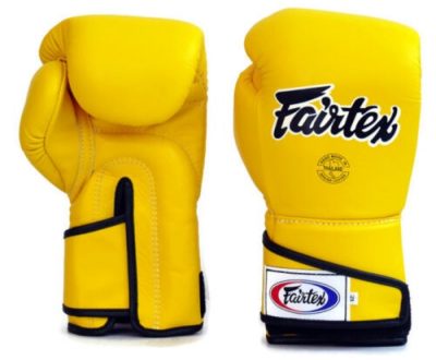Боксерские перчатки Fairtex (BGV6) Желтые(Р¤РѕС‚Рѕ 1)