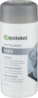 Apoteket Витамины для активных мужчин MAN (100 шт) 8802(Р¤РѕС‚Рѕ 1)