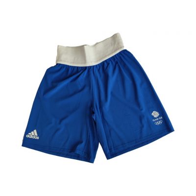 Adidas Форма для занятий боксом Olympic Man GBR (шорты + майка) AD0006104 синяя(Р¤РѕС‚Рѕ 3)