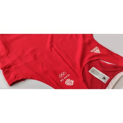 Adidas Форма для занятий боксом Olympic Man GBR (шорты + майка) AD0006105 красная(Р¤РѕС‚Рѕ 2)