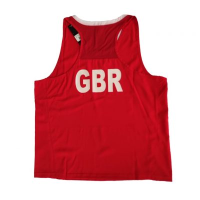 Adidas Форма для занятий боксом Olympic Man GBR (шорты + майка) AD0006105 красная(Р¤РѕС‚Рѕ 3)