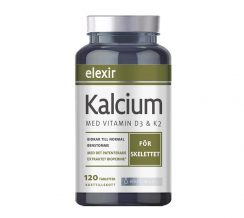 Замовити Витаминный комплекс на основе кальция Elexir Kalcium med vitamin D3&K2 (120 таблеток) 1073