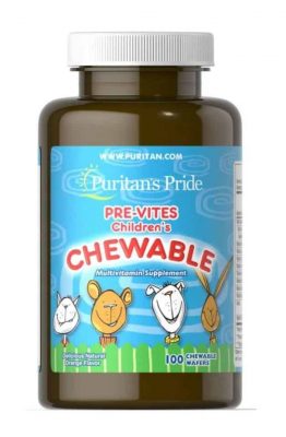 Мультивитаминный комплекс для детей Puritan’s Pride Chewable (100 жевательных таблеток) 0502(Р¤РѕС‚Рѕ 1)