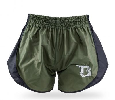 Шорты для тайского бокса Booster Fight Gear Retro Hybrid (хаки)(Р¤РѕС‚Рѕ 1)