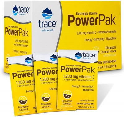 Электролит Trace Minerals Research PowerPak 1200mg vitamin C (вкусы в ассортименте) (Р¤РѕС‚Рѕ 1)