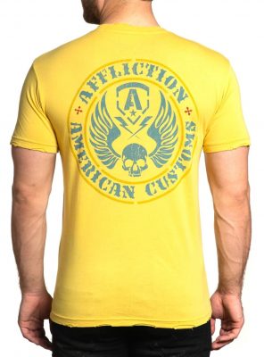 Футболка Affliction Gold Skull A23906(Р¤РѕС‚Рѕ 2)